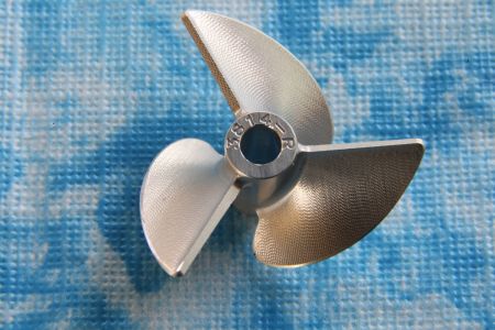 CNC Alu Propeller 38/3 x1,4 Fahrfertig links