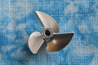 CNC Alu Propeller 31/3 x1,4 Fahrfertig links, M4