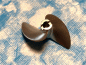 Preview: CNC Alu Propeller 44/2 x1,9 Fahrfertig links