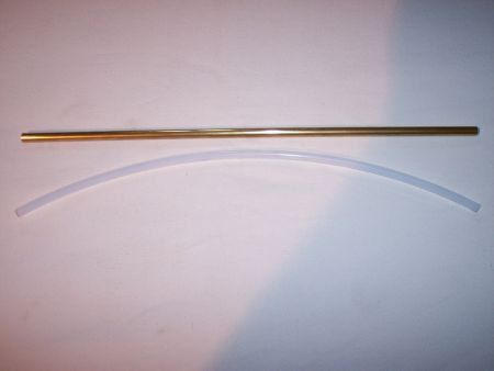 33 cm Steven u. PTFE- Rohr,  für 3,2 mm Flex, DE
