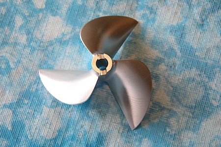 CNC Alu Propeller 74/3 x1,4 Fahrfertig, links
