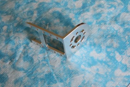 Motorhalter für 36-40er BL Motore, Alu, zum einlaminieren