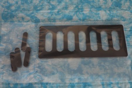 Lipo, Batterie- Halter, 140 x 56 mm, GFK, schwarz