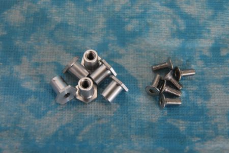 6 Stk. Set, Abstandshalter, Kleberadapter, M3