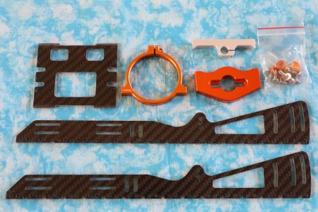 Karbon BL- Motorträger für 40er ( 3 fach verstellung, T- Bar ) B68