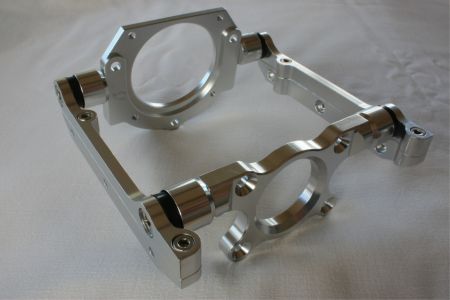 Motorträger QJ, Zenoah, RCMK, B60, silber