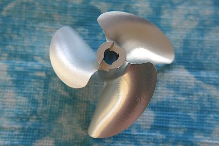 CNC Alu Propeller 50/3 x1,4 Fahrfertig, links (XO Serie)