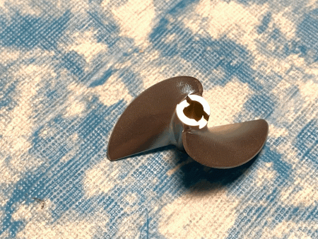 CNC Alu Propeller 44/2 x1,9 Fahrfertig rechts