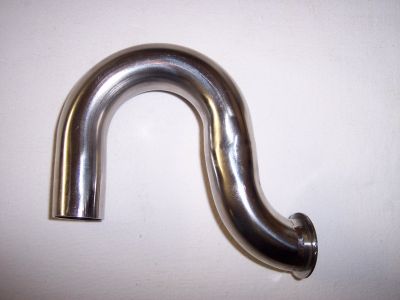 S- Krümmer, S- Bogen,10°, seitlicher Ausgang, 22 mm für Zenoah, CY, RCMK u.s.w.
