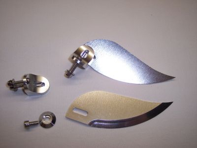CNC Turn Fins für Powerboote, 92 mm x 45 mm