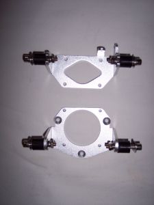 Standard Motorträger Zenoah, QJ, RCMK, silber