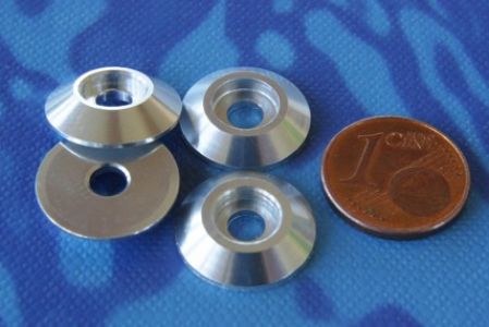 Alu Unterlegscheiben 11mm M3 Flachkopf (B60)