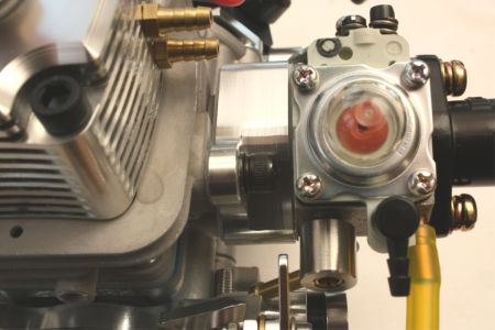 Isolator für Zenoah, Alu mit Papierdichtungen