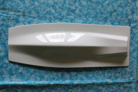 Deckel "Ariane 2" weiß lackiert
