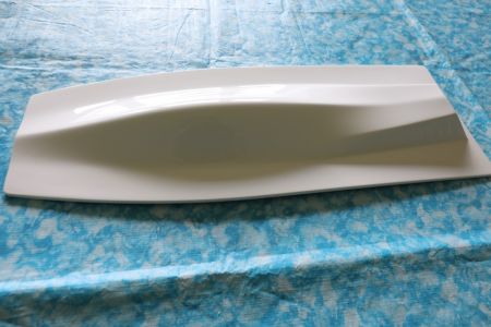 Deckel "Ariane 2" weiß lackiert