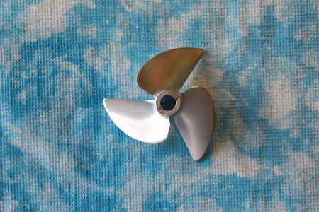 CNC Alu Propeller 44/3 x1,4 Fahrfertig links (D Serie)