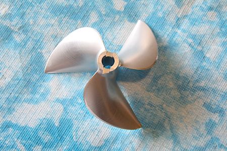 CNC Alu Propeller 70/3 x1,4 Fahrfertig, rechts