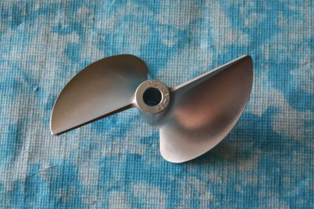 CNC Alu Propeller 72/2, x1,4 Fahrfertig, links