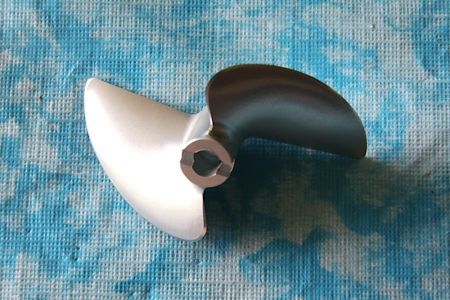 CNC Alu Propeller 72/2, x1,4 Fahrfertig, links