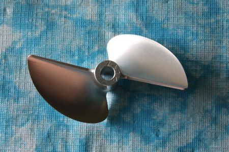 CNC Alu Propeller 74/2, x1,4 Fahrfertig, rechts