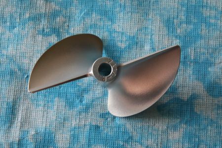CNC Alu Propeller 74/2, x1,4 Fahrfertig, links