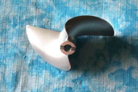 CNC Alu Propeller 74/2, x1,4 Fahrfertig, links
