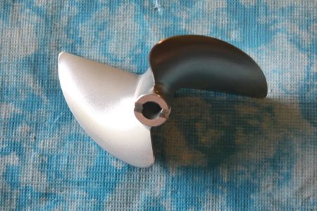 CNC Alu Propeller 76/2, x1,4 Fahrfertig, links