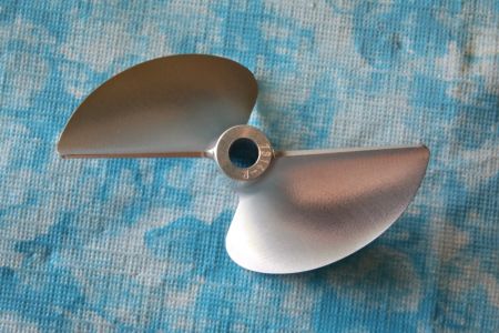 CNC Alu Propeller 78/2, x1,4 Fahrfertig, links