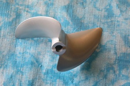 CNC Alu Propeller 80/2, x1,4 Fahrfertig, rechts