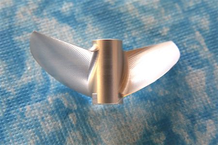 CNC Alu Propeller 44/2 x1,6 Fahrfertig links