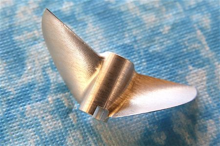 CNC Alu Propeller 47/2 x1,7 Fahrfertig links