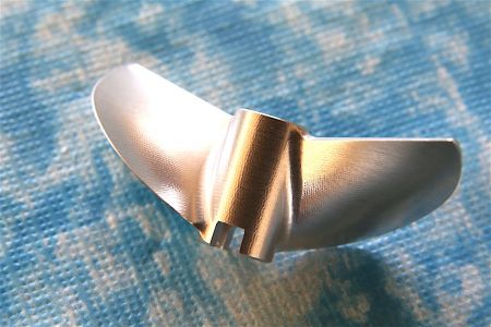 CNC Alu Propeller 49/2 x1,6 Fahrfertig rechts