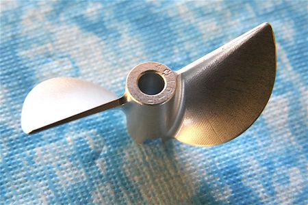 CNC Alu Propeller 49/2 x1,6 Fahrfertig links
