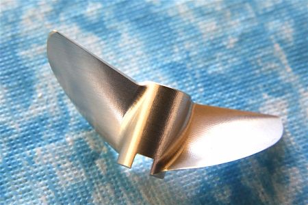CNC Alu Propeller 49/2 x1,6 Fahrfertig links