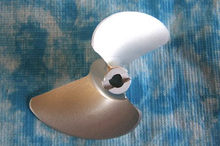 CNC Alu Propeller 60/2 x1,4 Fahrfertig links