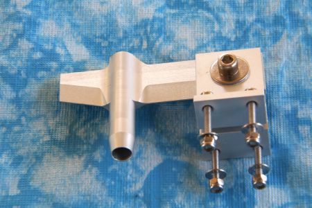 Propeller- Halter, Strut, 80 mm, 4,75 mm, mit Finne