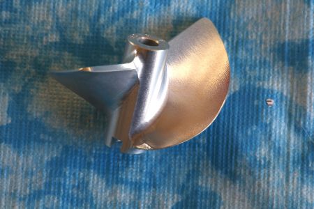 CNC Alu Propeller 60/2 x1,9 Fahrfertig links