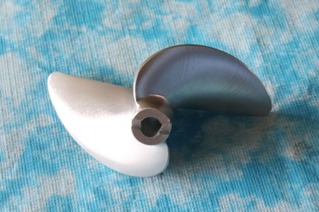 CNC Alu Propeller 78/2, x1,9 Fahrfertig, links