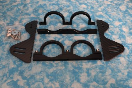 Twin Motorhalter 40mm, CFK, Alu 7075