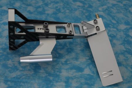 Ruderanlage, Ruder 105 mm mit 4,75 mm Strut, Alu-Carbon