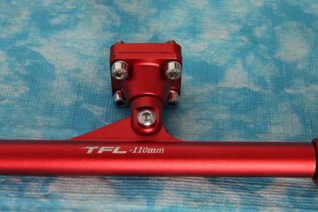 2x Power -Trimm für Kat, mit Stütze, 110mm / 4,75mm, Kugellager, rot