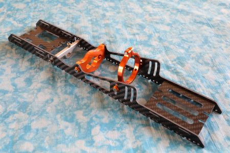 Karbon BL- Motorträger für 40er ( 3 fach verstellung, T- Bar, Servo u. ESC Platte ) B69