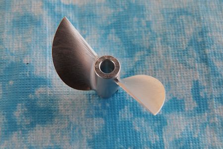 CNC Alu Propeller 46/2 x1,6 Fahrfertig rechts