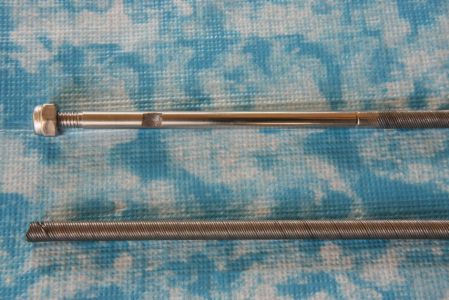 4 mm Endstück mit 4 mm Flexwelle, li. hg
