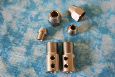 Spannzange, Zentrierkupplung 6 mm - 4,75 mm, li. ( 3 teilig )