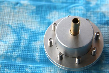 Tankdeckel mit Schraubverschluss ( komplett silber )
