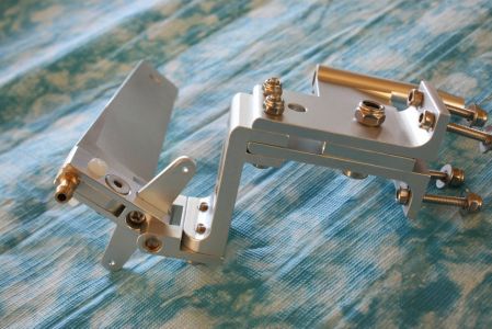 Ruderanlage, Ruder 120 mm mit 4,75 mm Strut (seitlich)