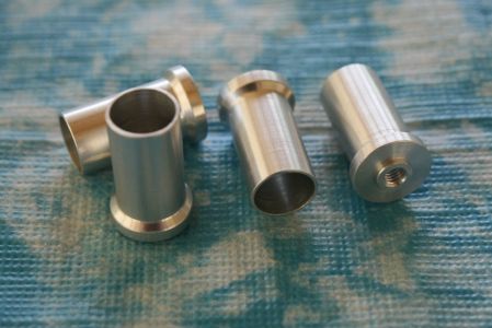 Auspuff- Attrappe D= 11 mm, d= 9 mm, 4er Set