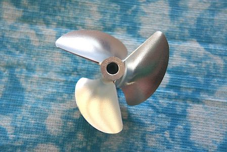 CNC Alu Propeller 50/3 x1,4 Fahrfertig, links (XO Serie)
