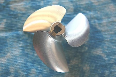 CNC Alu Propeller 52/3 x1,4 XO Fahrfertig, rechts